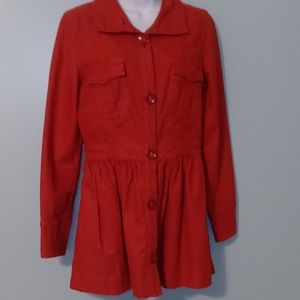 DBLA 5 Button Jacket Size Medium Burnt Orange‎